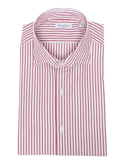 Sartoria Del Campo-sonrisa Classic Shirt In Bianco