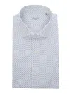 Sartoria Del Campo-sonrisa Shirt With Geometric Pattern In Multicolor