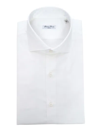 Sartoria Del Campo-sonrisa White Shirt In Multi