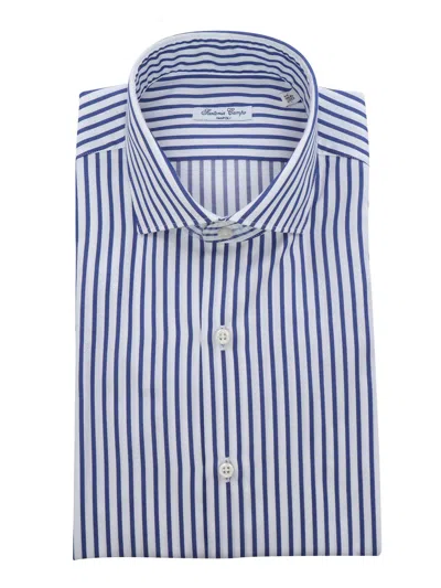 Sartoria Del Campo-sonrisa Striped Shirt In Multi
