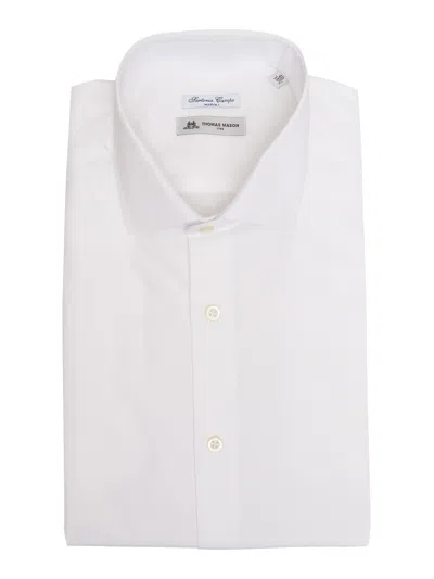 Sartoria Del Campo-sonrisa Thomas Mason Shirt In White