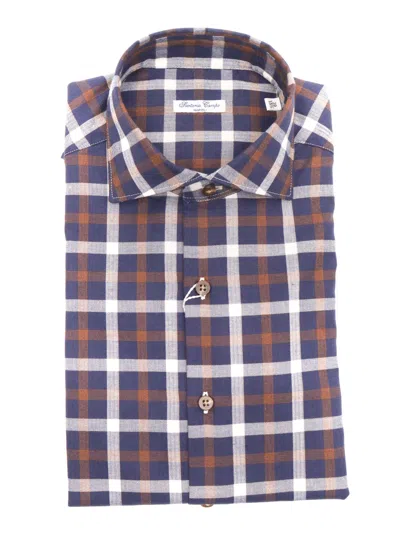 Sartoria Del Campo-sonrisa Sartoria Del Campo Sonrisa Camicia Uomo In Multi