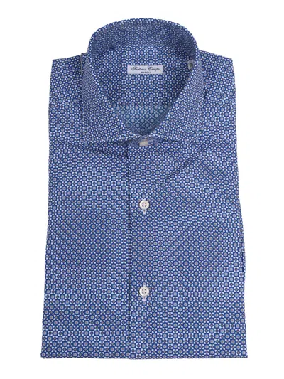Sartoria Del Campo-sonrisa Sartoria Del Campo Sonrisa Camicia Uomo In Blue
