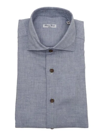 Sartoria Del Campo-sonrisa Sartoria Del Campo Sonrisa Camicia Uomo In Gray