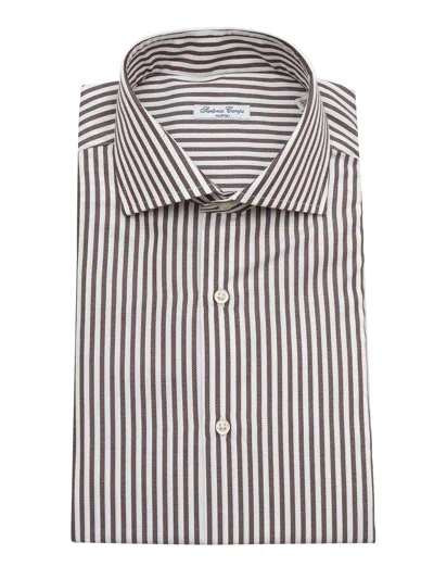 Sartoria Del Campo-sonrisa Sartoria Del Campo Sonrisa Camicia Uomo In Black