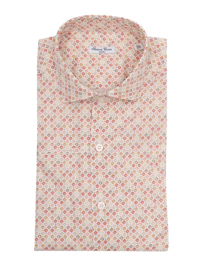 Sartoria Del Campo-sonrisa Sartoria Del Campo Sonrisa Camicia Uomo In White