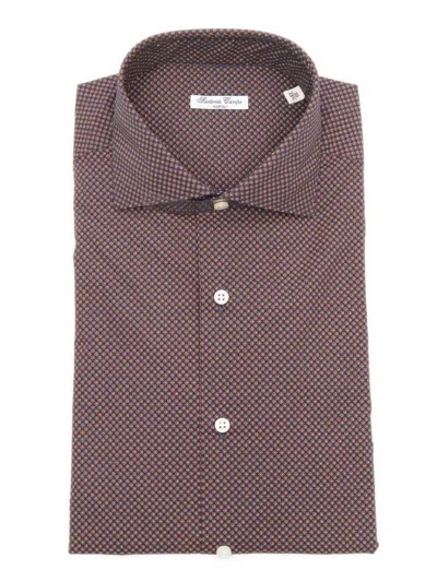 Sartoria Del Campo-sonrisa Sartoria Del Campo Sonrisa Camicia Uomo In Brown