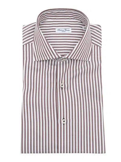 Sartoria Del Campo-sonrisa Sartoria Del Campo Sonrisa Camicia Uomo In Multi