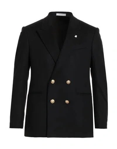 Sartoria Latorre Man Blazer Black Size 36 Virgin Wool, Polyamide