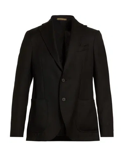 Sartoria Latorre Man Blazer Black Size 40 Wool