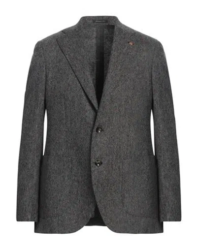 Sartoria Latorre Man Blazer Black Size 44 Virgin Wool