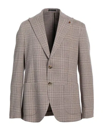 Sartoria Latorre Man Blazer Cream Size 46 Cotton, Wool