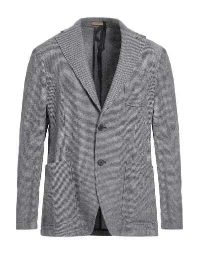 Sartoria Latorre Man Blazer Midnight Blue Size 38 Viscose, Virgin Wool, Cotton, Polyamide