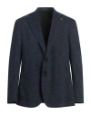 Sartoria Latorre Man Blazer Slate Blue Size 44 Cotton, Virgin Wool