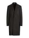Sartoria Latorre Man Coat Dark Brown Size 44 Wool, Polyester, Cashmere In Brown