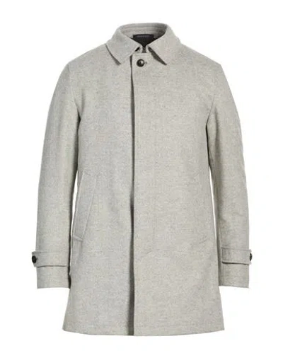 Sartoria Latorre Man Coat Light Grey Size 36 Wool, Polyester, Cashmere In Gray