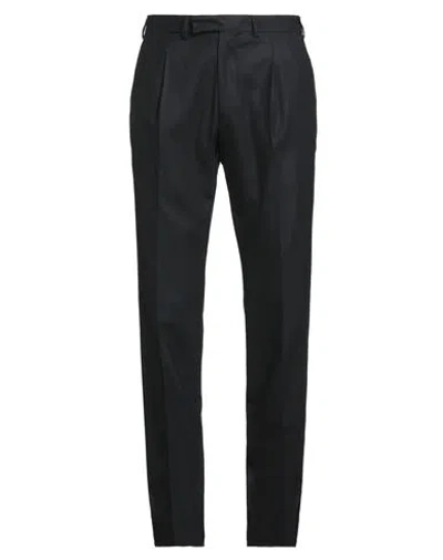 Sartoria Latorre Man Pants Black Size 36 Wool, Elastane