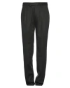 Sartoria Latorre Man Pants Charcoal Size 30 Virgin Wool, Polyamide In Black