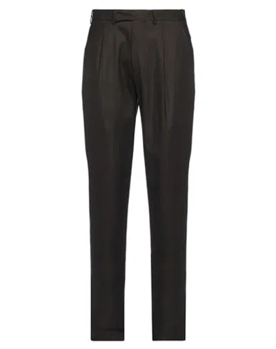 Sartoria Latorre Man Pants Dark Green Size 36 Wool, Elastane