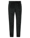 Sartoria Latorre Man Pants Dark Green Size 40 Cotton, Elastane In Black