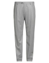 Sartoria Latorre Man Pants Light Grey Size 40 Virgin Wool In Gray