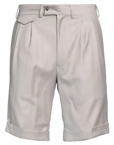 Sartoria Latorre Man Shorts & Bermuda Shorts Grey Size 36 Wool