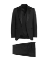 Sartoria Latorre Man Suit Black Size 38 Virgin Wool, Elastane