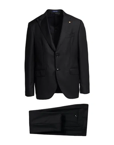 Sartoria Latorre Man Suit Black Size 42 Virgin Wool