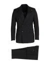 Sartoria Latorre Man Suit Black Size 44 Virgin Wool In Black