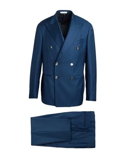 Sartoria Latorre Man Suit Blue Size 40 Wool