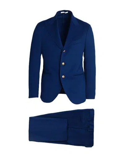 Sartoria Latorre Man Suit Blue Size 40 Wool