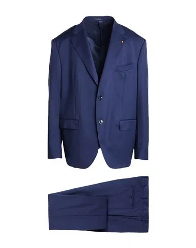 Sartoria Latorre Man Suit Blue Size 48 Virgin Wool