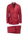Sartoria Latorre Man Suit Brick Size 44 Wool In Red