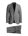 Sartoria Latorre Man Suit Grey Size 46 Virgin Wool In Gray