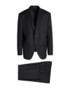 Sartoria Latorre Man Suit Grey Size 48 Virgin Wool In Black