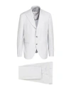 Sartoria Latorre Man Suit Light Grey Size 42 Wool