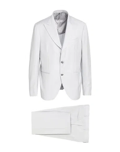 Sartoria Latorre Man Suit Light Grey Size 42 Wool