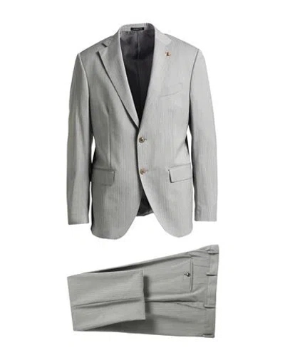 Sartoria Latorre Man Suit Light Grey Size 44 Virgin Wool, Elastane