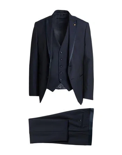 Sartoria Latorre Man Suit Midnight Blue Size 42 Cotton, Polyester
