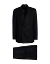 Sartoria Latorre Man Suit Midnight Blue Size 42 Virgin Wool, Elastane In Black