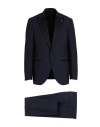 Sartoria Latorre Man Suit Midnight Blue Size 44 Virgin Wool, Silk In Blue