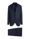 Sartoria Latorre Man Suit Navy Size 52 Virgin Wool In Blue