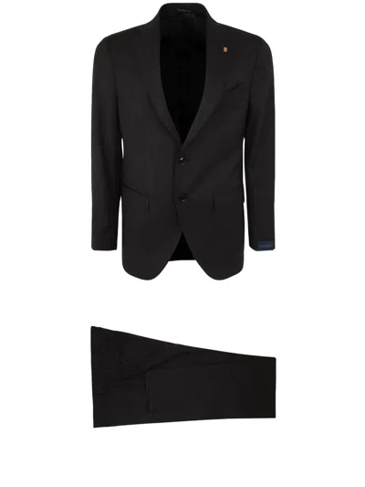 Sartoria Latorre Two Buttons Suit In Brown