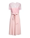 Sartoria Milanese Woman Midi Dress Pink Size 12 Cotton, Polyamide In Pink
