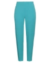 Sartoria Milanese Woman Pants Turquoise Size 14 Viscose, Acrylic In Blue
