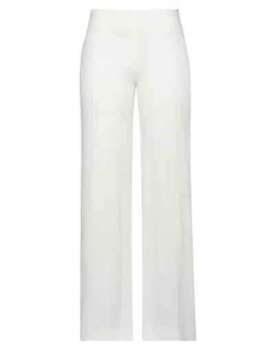 Sartoria Milanese Woman Pants White Size 10 Acetate, Viscose