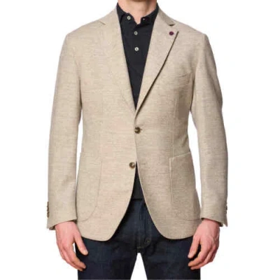 Pre-owned Sartoria Partenopea Beige Wool-cashmere Unlined Jacket Current Model