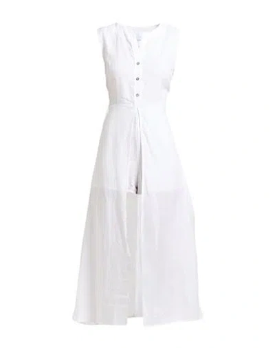 Sartoria Saracena For Ersilia Woman Playsuit White Size M Linen