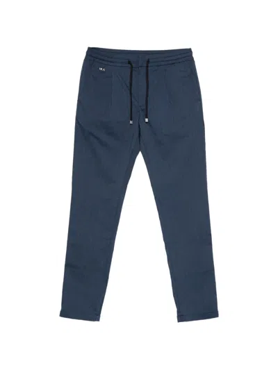 Sartoria Tramarossa Alvise Drawstring Trousers In Blue