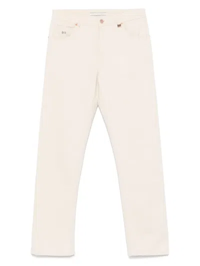 Sartoria Tramarossa Wide-leg Jeans In Neutrals